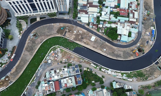 Thông xe đoạn đường đầu tiên ven rạch Xuyên Tâm