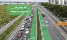 CSGT: Sẽ xử lý nghiêm xe chạy chậm bám làn trái cao tốc